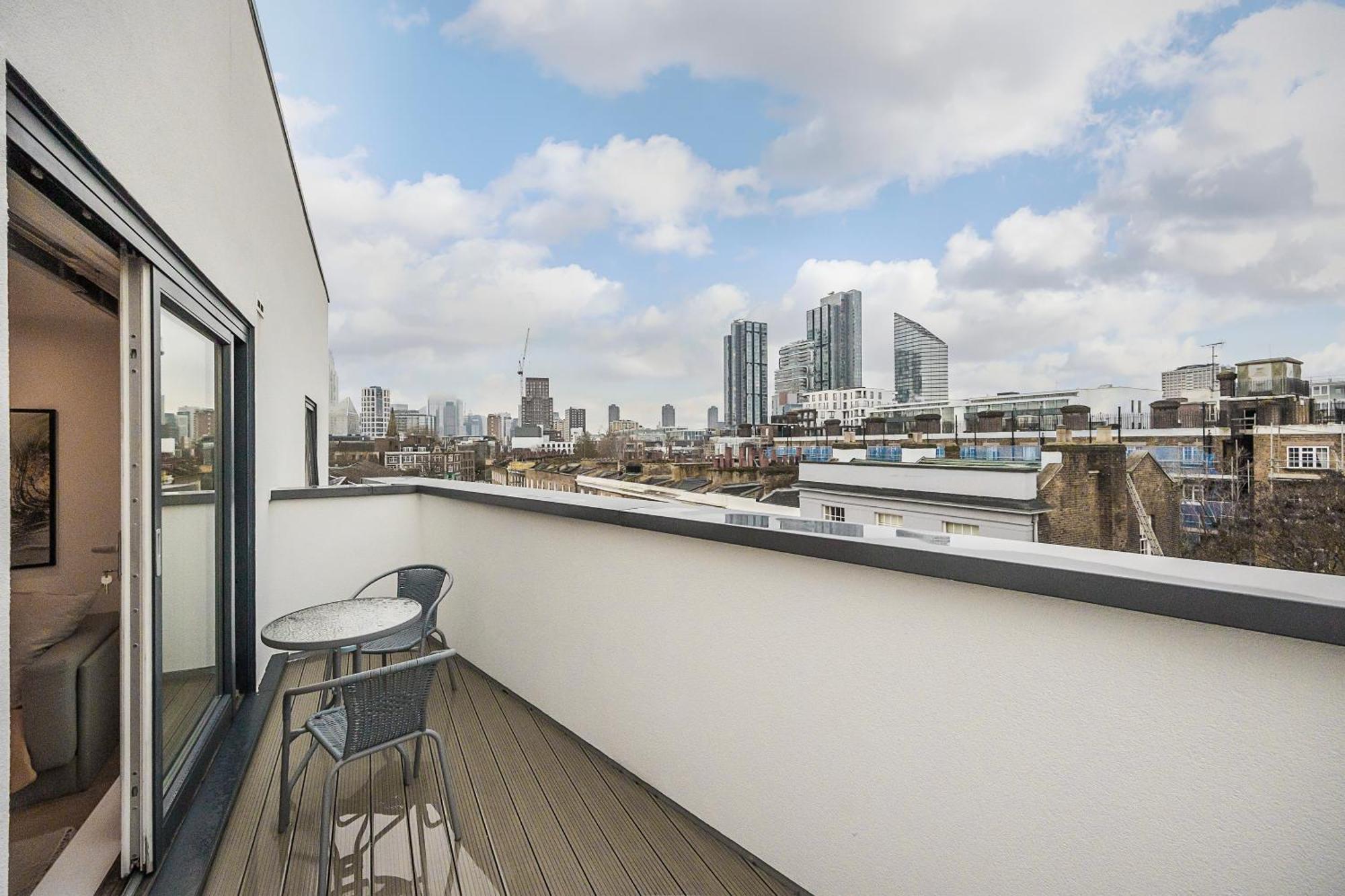 Apartamento Urban Oasis With Views In Old St Londres Exterior foto