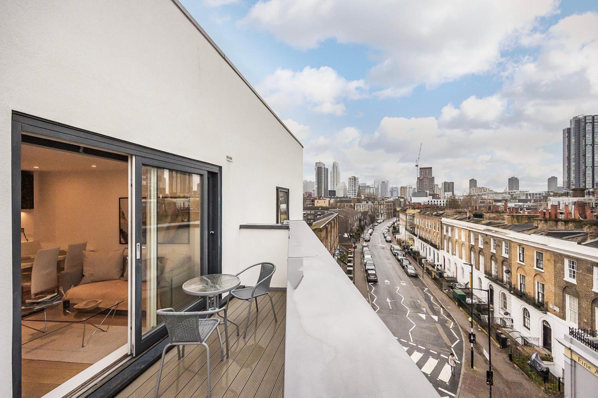 Apartamento Urban Oasis With Views In Old St Londres Exterior foto